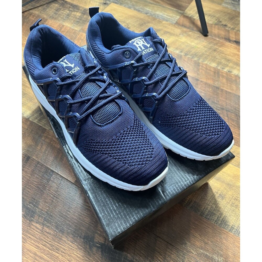 Parish Nation Men’s Athletic Running Sneakers Navy Blue Size 7.5 New in Box